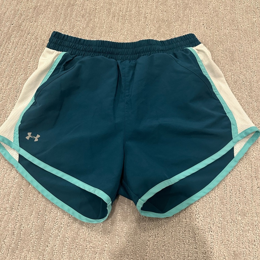 Under Armour Women's Teal Blue Athletic Shorts